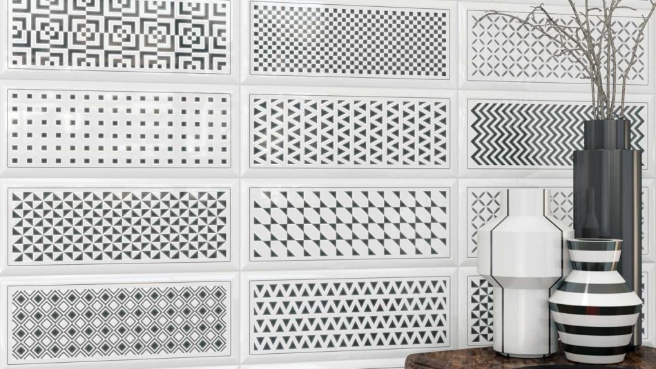 černobílá kombinace