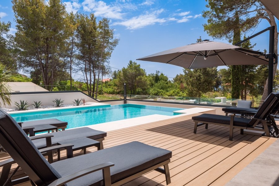 vila s bazénem Chorvatsko