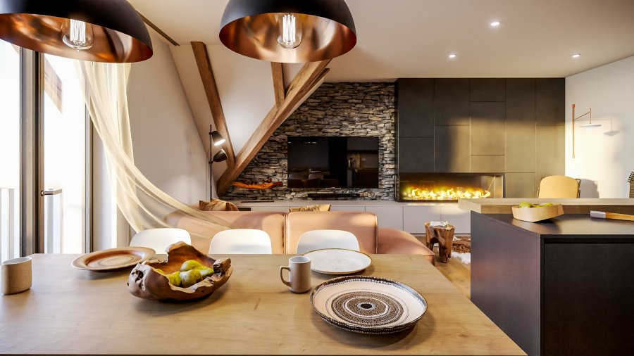 interiér apartmánu Harrachov Peaks