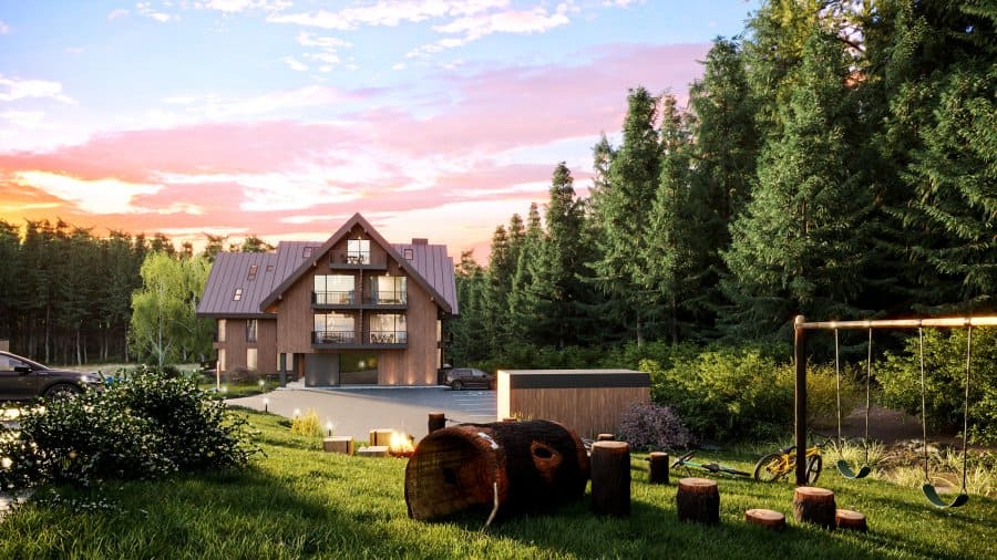 moderní dům Harrachov Peaks, Krkonoše