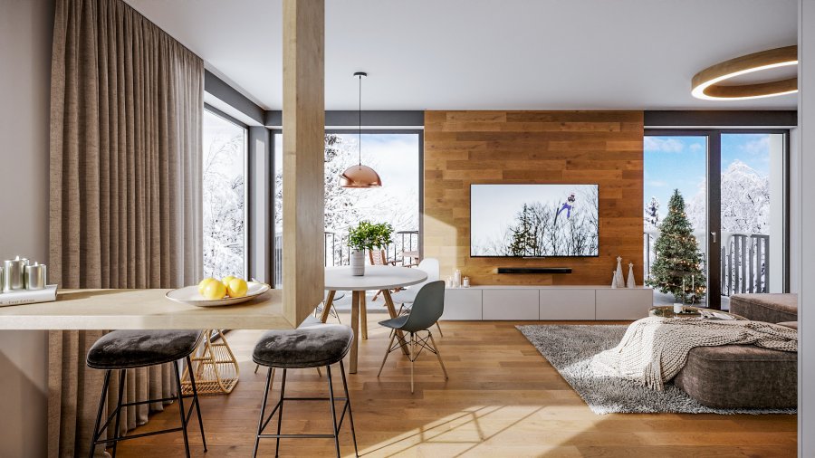 interiér apartmánu Harrachov Peaks