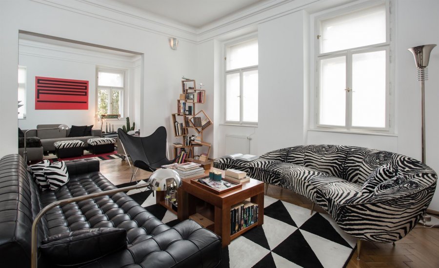 designový obývací pokoj