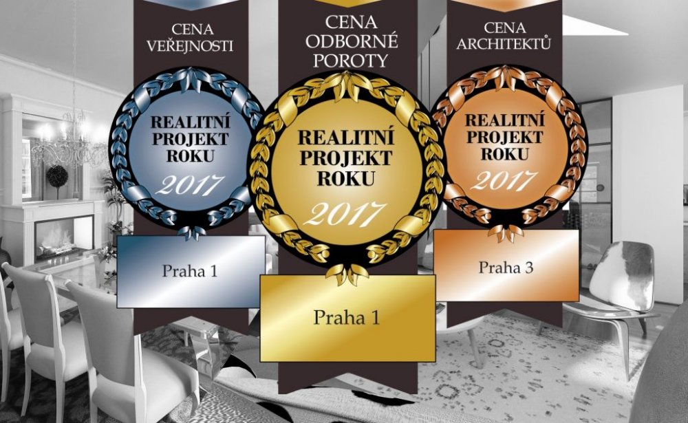 Tři prestižní ocenění v soutěži Realitní projekt roku 2017