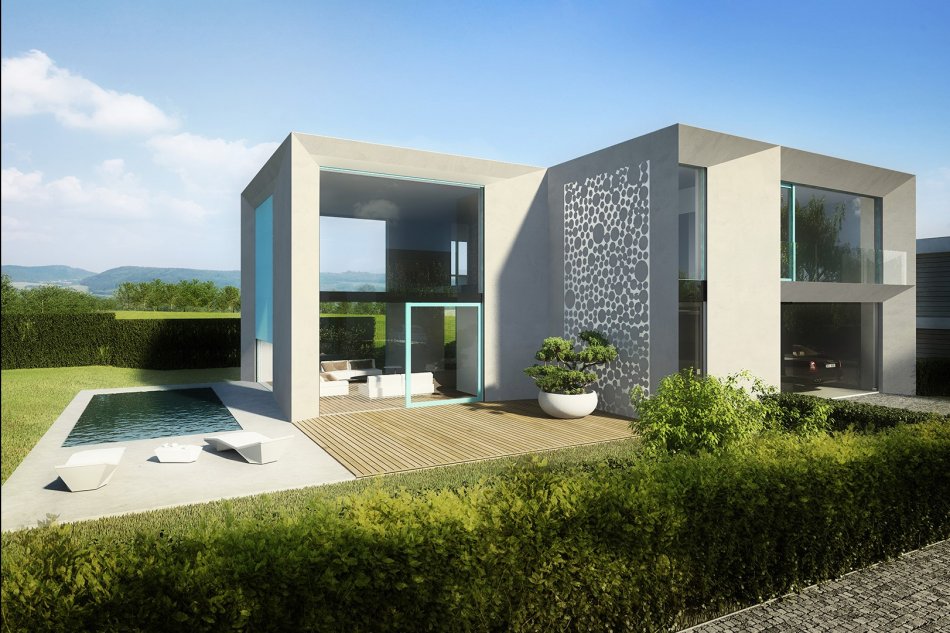 The construction of a model villa D Art Club Prague 5 - Lipence