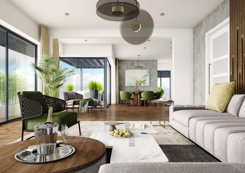 Luxusní střešní byt s výhledem na Prahu