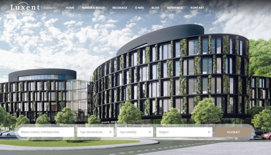 Spouštíme nový specializovaný web Luxent | Commercial