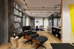 designový obývací pokloj