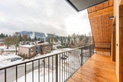 výhled na sjezdovku