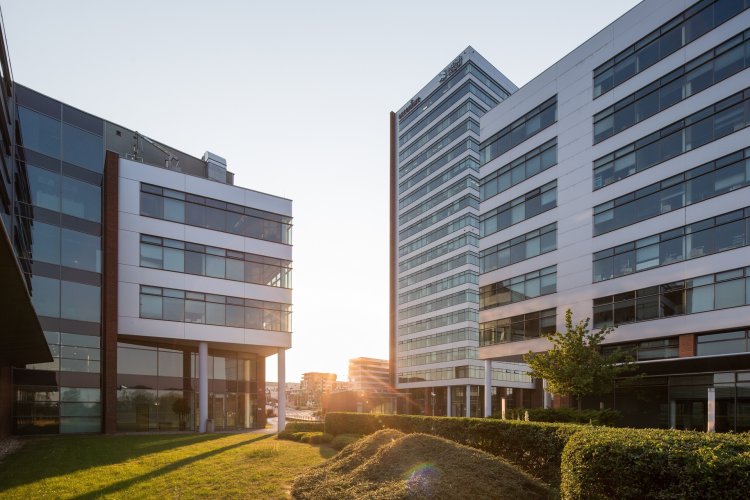 Rent of an office in a new office park project, 422 sqm, Prague 5 - Nové Butovice
