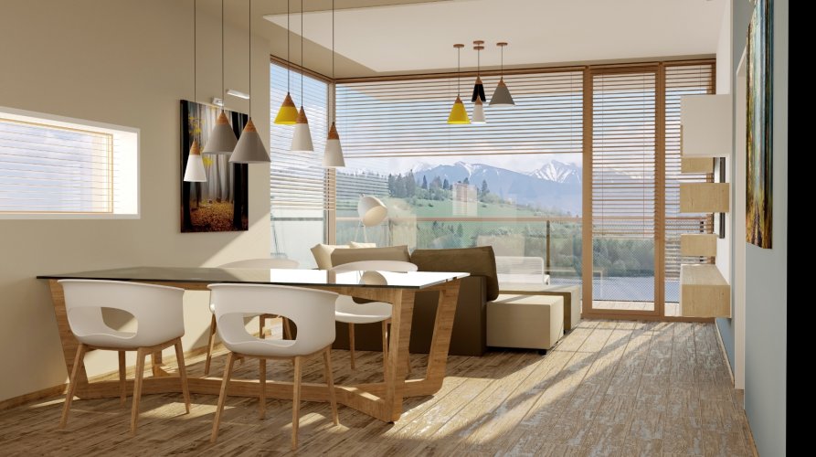 Prodej bytu 3+kk/T, 106 m2, v projektu Marina Liptov u přehrady Liptovská Mara, Slovensko