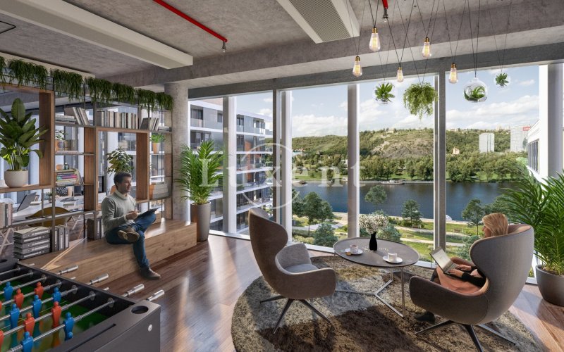 Rent of an office space in the Port7 project, Prague 7 - Holešovice