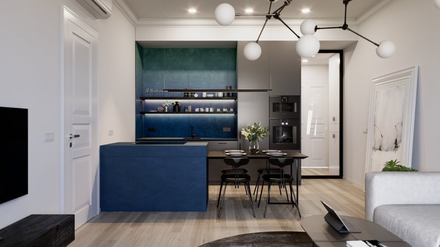 Sale of a duplex apartment 4+kt/T, 115,3 sqm, in Na Spojce project, Prague 10 - Vršovice