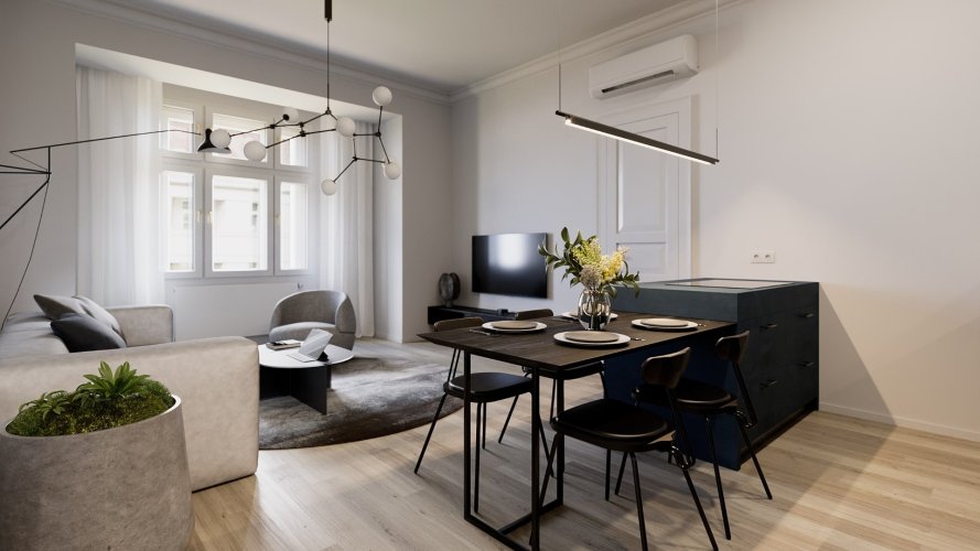 Sale of an apartment 3+kt/T, 101,7 sqm, in Na Spojce project, Prague 10 - Vršovice