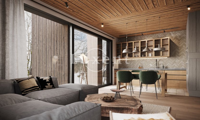 Sale of an apartment 2+kt/T, 93,6 sqm, in luxury mountain project Albeřice Apartments, Giant Mountains - Horní Maršov