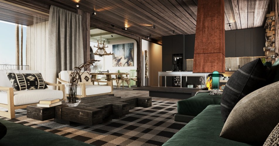 Prodej apartmánu 3+kk/T/Z, 156,2 m2, v luxusním horském projektu Apartmány Albeřice, Krkonoše – Horní Maršov