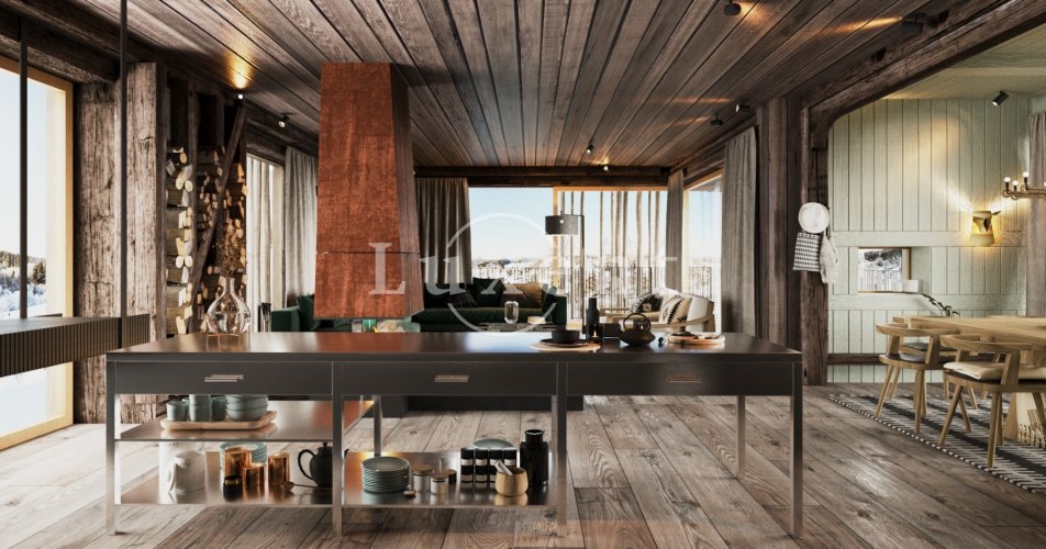 Sale of an apartment 3+kk/B/L, 166,2 sqm, in luxury mountain project Apartments Albeřice, Giant Mountains - Horní Maršov