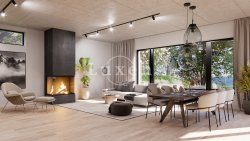 luxusní obývací pokoj