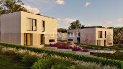 večerní pohled na vily