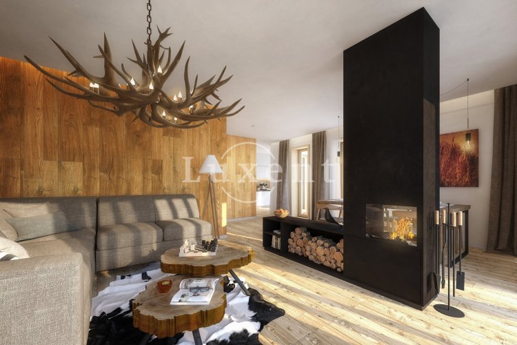 Apartment 3+kk/B/T, 151,5 m² for sale in the mountain project LAKA LIVING in the village of Prášily, Šumava National Park