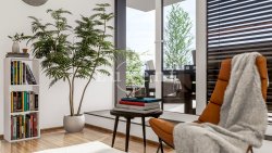 detail východu na terasu