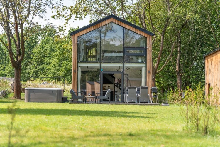 Prodej výjimečné chaty 74 m², na pozemku 629 m², Oboz - Slapy