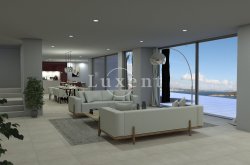 obývací prostor s kuchyní