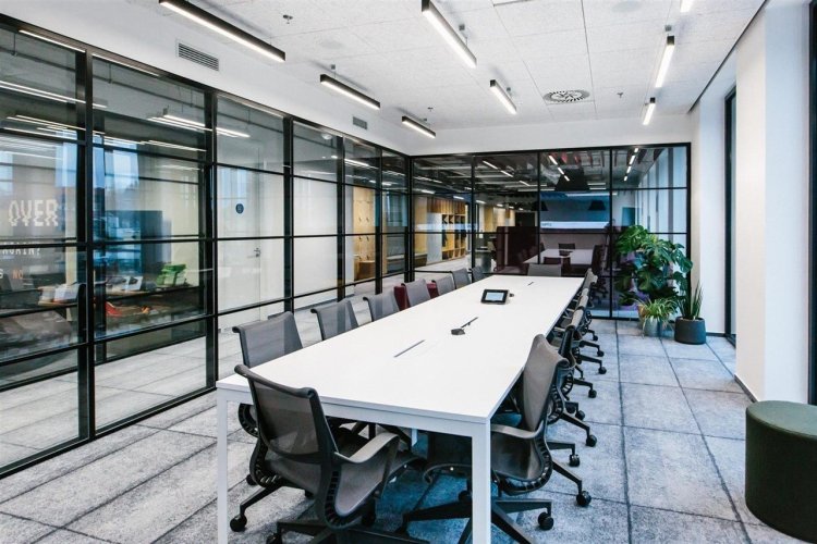 Pronájem moderní kanceláře, 467 m², River Garden, Praha 8 - Karlín