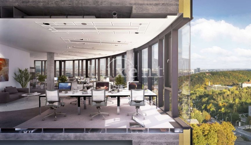Rent of an office, 516 sqm, Prague 5 - Jinonice