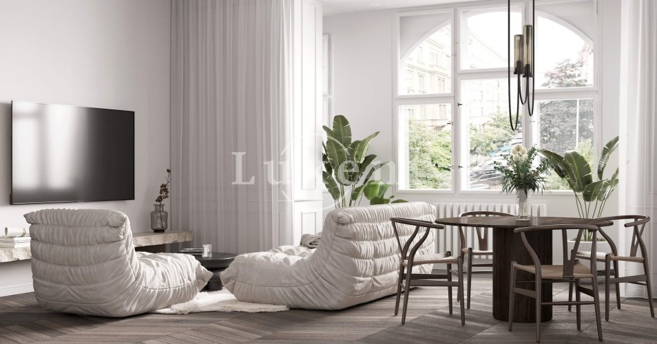 Prodej exklusivního apartmánu 4+kk/3B/S, 121,9 m2, Praha 2 - Vinohrady