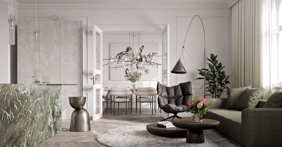 For sale a luxurious apartment 5+kt/T/C, 212,9 sqm, Prague 2 - Vinohrady