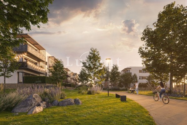 večerní park Cihelna