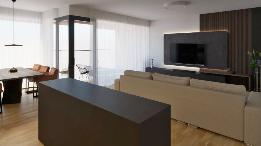 Prodej bytu 3+kk, 50,2 m², v novém rezidenčním projektu v klidné lokalitě Slezské Ostravy