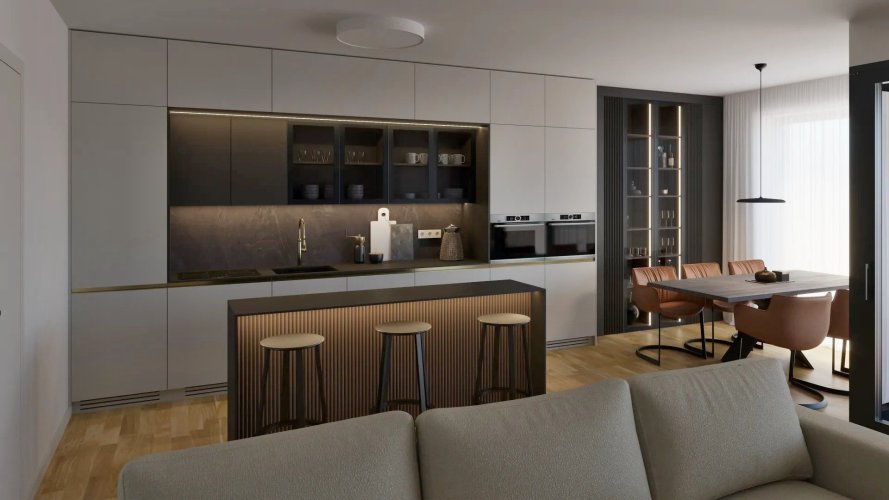 Prodej bytu 3+kk/L, 88,9 m², v novém rezidenčním projektu v klidné lokalitě Slezské Ostravy