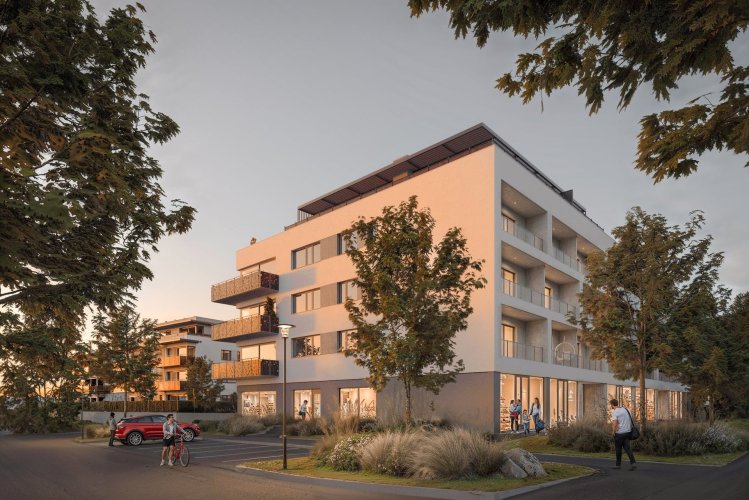 Prodej kancelářských prostor, 22 m², v developerském projektu Nová Cihelna Kladno, Kladno - Rozdělov