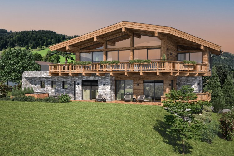Prodej jedinečného pozemku se stavebním povolením, 573 m², Kirchberg in Tirol - Rakousko