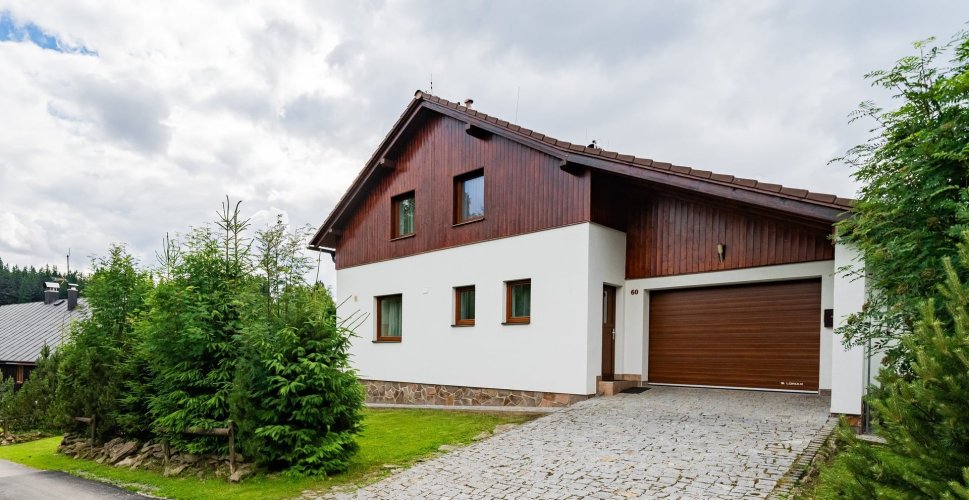 Prodej nízkoenergetického rodinného domu 5+1, 203 m², pozemek 706 m², Kvilda, NP Šumava