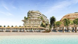 Royal Tulip Salahah Omán pláž 