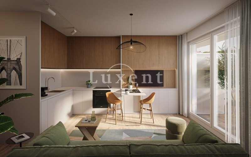 Sale of a 1+kt/B apartment, 27,6 m², in the NEAR living development project, Prague 8 – Palmovka