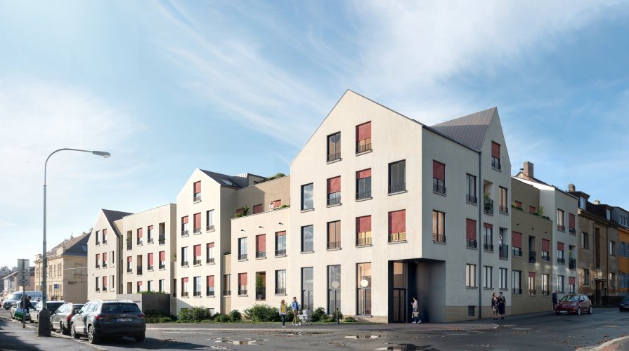 Prodej bytu 1+1/T, 46 m², v rezidenci Na Nároží, Praha 8 – Kobylisy