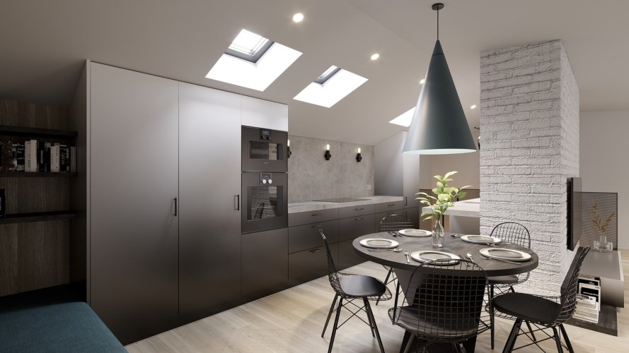 Sale of an apartment 2+kt, 38,2 sqm, in Na Spojce project, Prague 10 - Vršovice