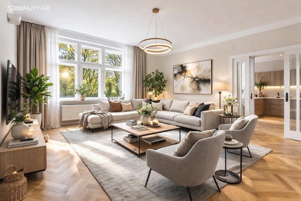 obývací pokoj vizualizace
