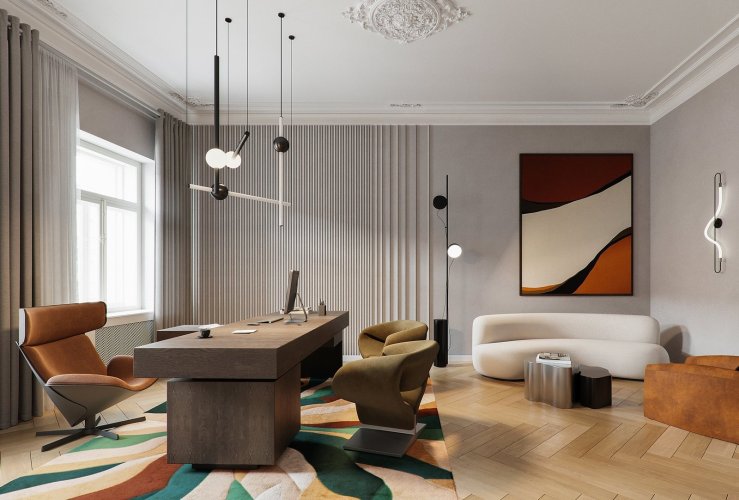 Rent a modern office with a terrace, Prague - Nové Město