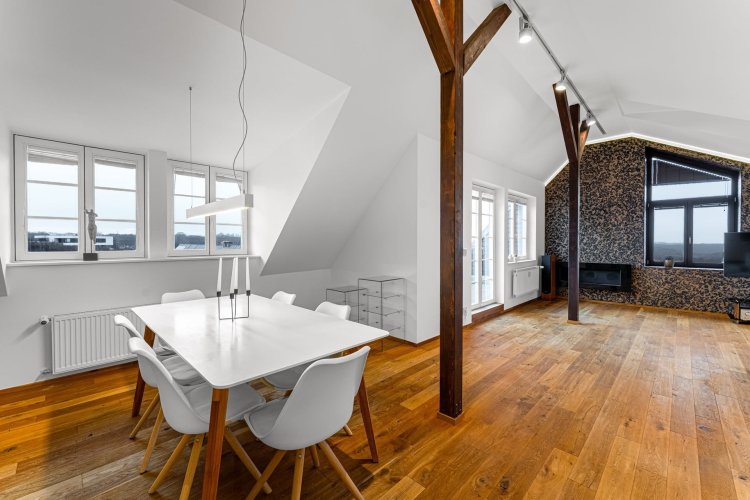 Rent of a duplex apartment 3+kk/T, 99 sqm, Prague 6