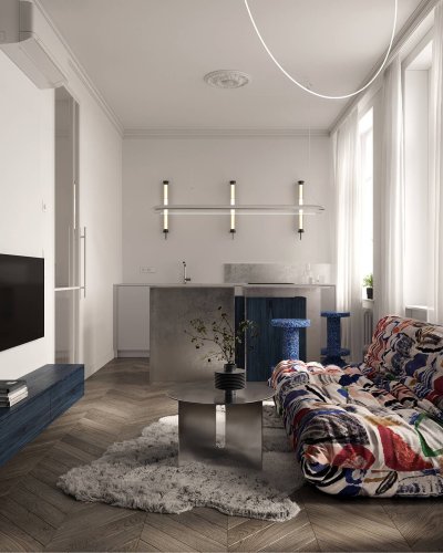 Prodej bytu 1+kk 38 m², Praha 2 - Vinohrady