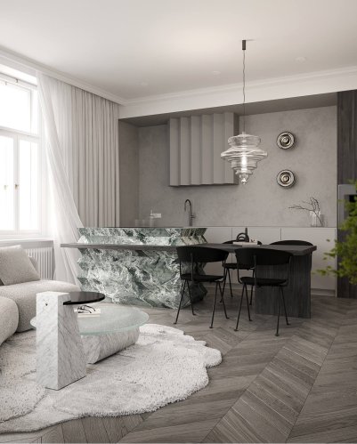 Prodej bytu 2+kk/S, 57,5 m², Praha 2 - Vinohrady