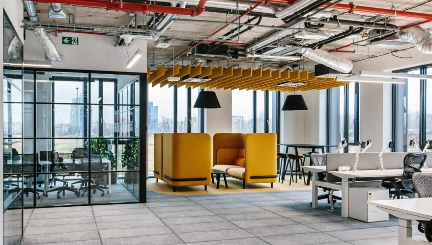 Pronájem moderní kanceláře, 467 m², River Garden, Praha 8 - Karlín