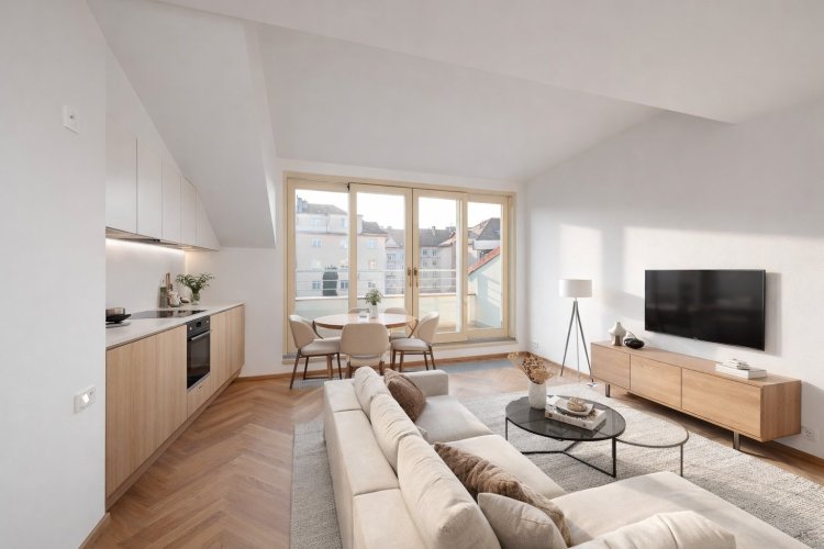 Prodej bytu 2+kk/B, 64 m², Praha 3 - Žižkov